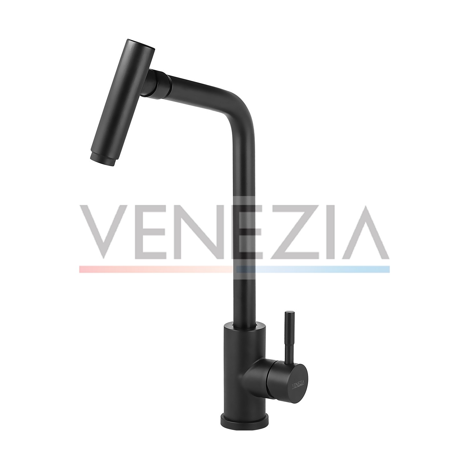 Venezia Inox Siyah Mafsallı Mutfak Evye Bataryası