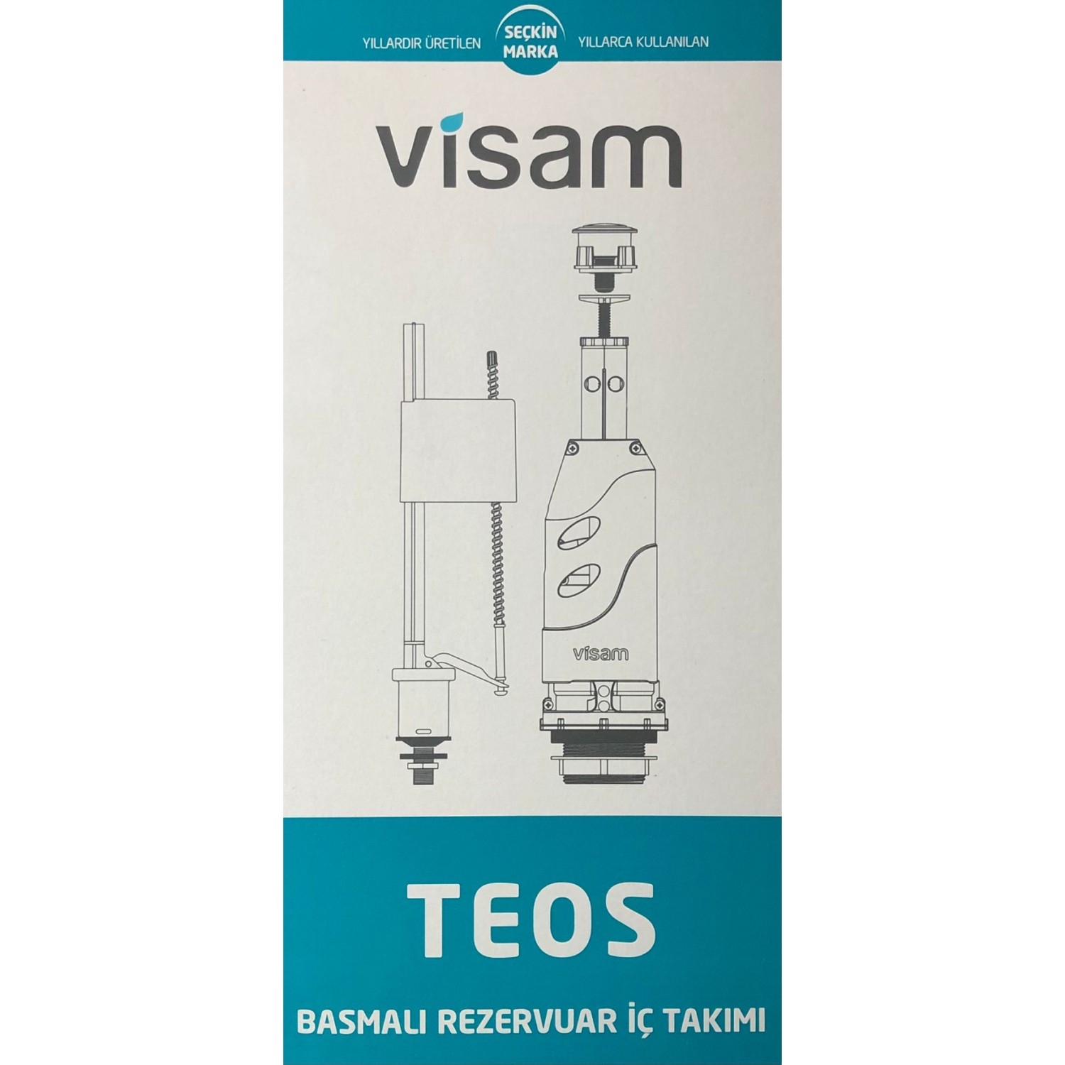 Visam Teos Basmalı Klozet Rezervuar iç Takım