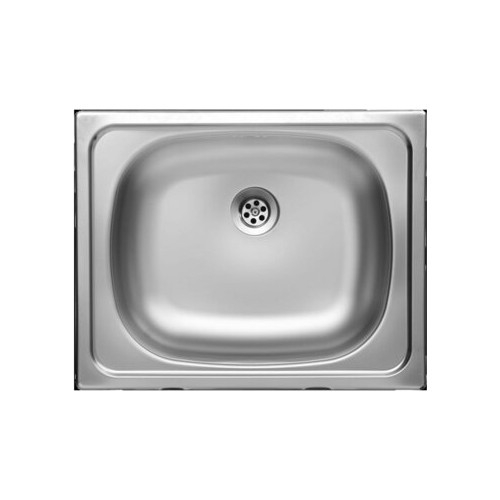 Kromevye Paslanmaz  Ankastre Çelik Evye 40 x 50 cm Classic 105 Sağ