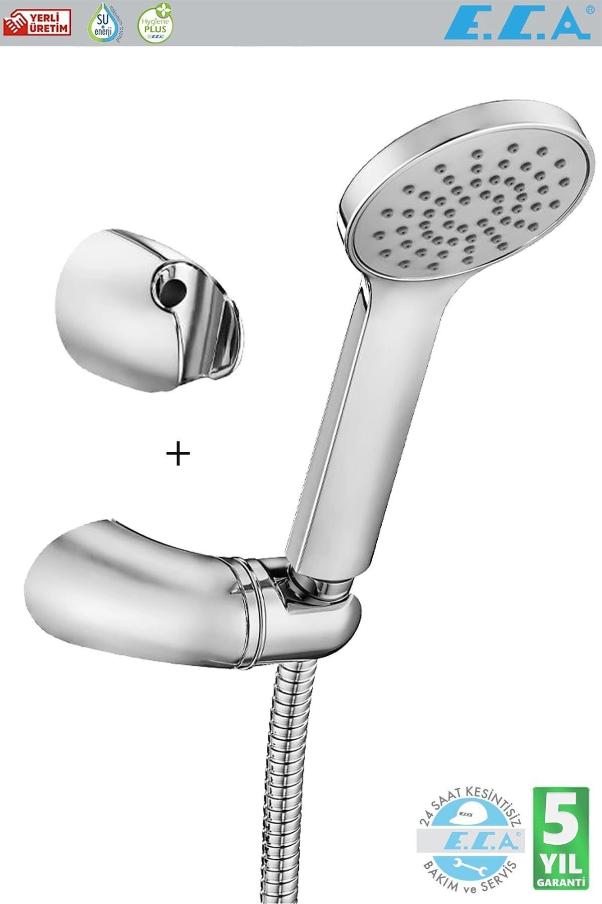Eca Spil Banyo Duş Başlığı El Duş Seti Üst Takım Çift Mafsallı E.c.a 102117336