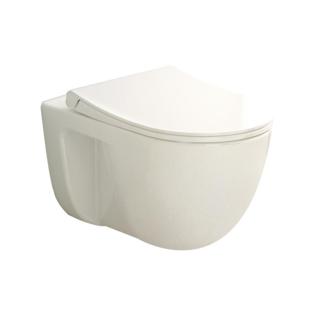 Vitra Vega S40 Smooth Flush Kanalsız Asma Klozet ve Yavaş Kapanır Kapak
