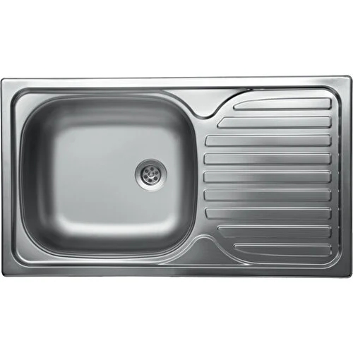 Kromevye 43,5*76 Cm Paslanmaz Çelik Ankastre Evye Yüzey Saten (Sağ-Sol) N240