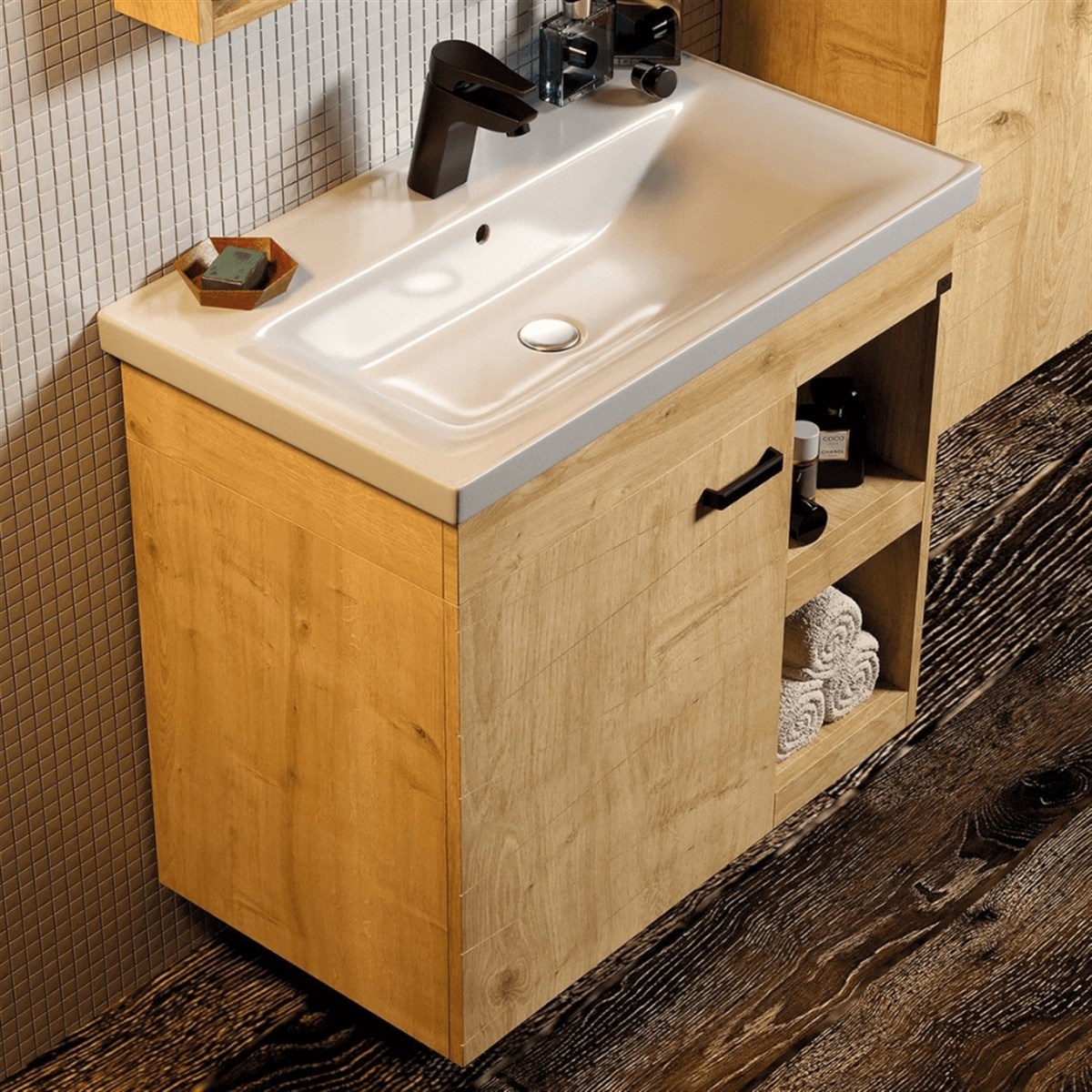 Belinza Seren 80 cm Banyo Dolabı