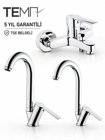 Tema Flora Banyo, Lavabo ve Mutfak Bataryası Seti