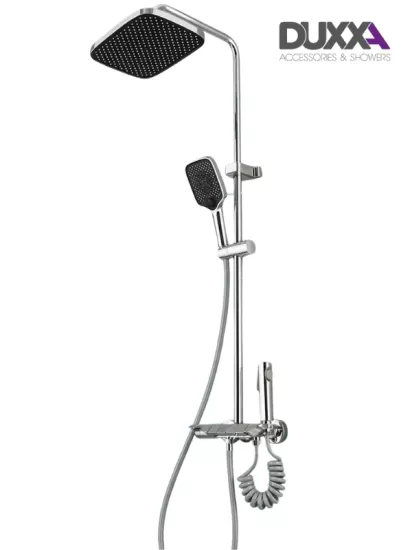 Duxxa Piano Bataryalı Duş Seti Krom